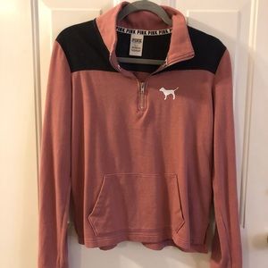 🌸Pink Three Quarter Zip